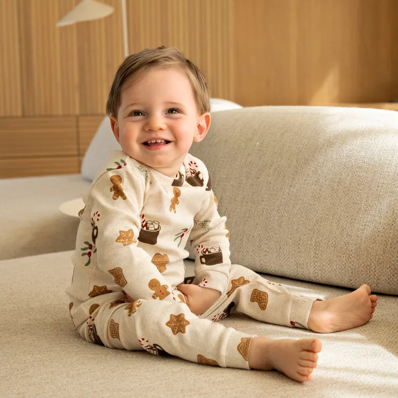 Feetje Cosy Cookie Premium Pyjama - Offwhite Melange