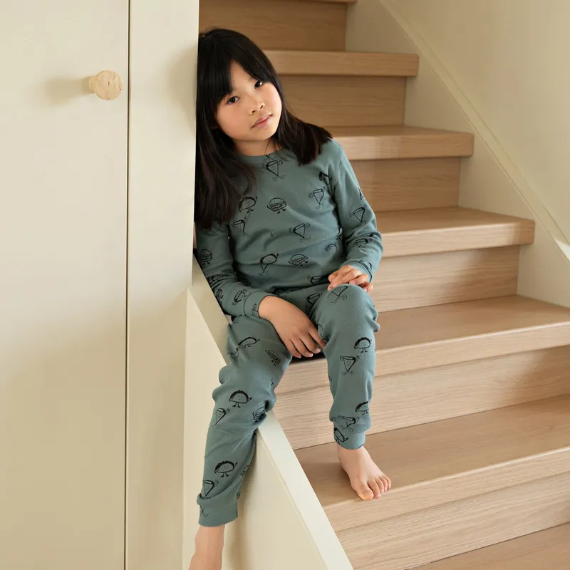 Feetje Jack Snack Premium Pyjama - Petrol