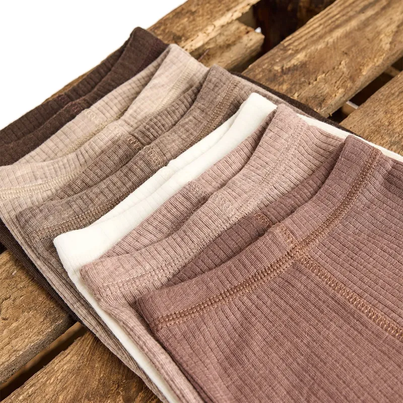 Smallstuff Leggings - Größe 56 - Merino Wolle - Rose Brown