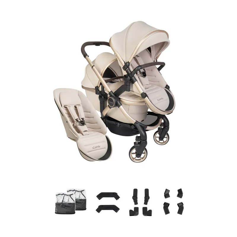 Candy Peach 8 Double Kinderwagen 2 in 1
