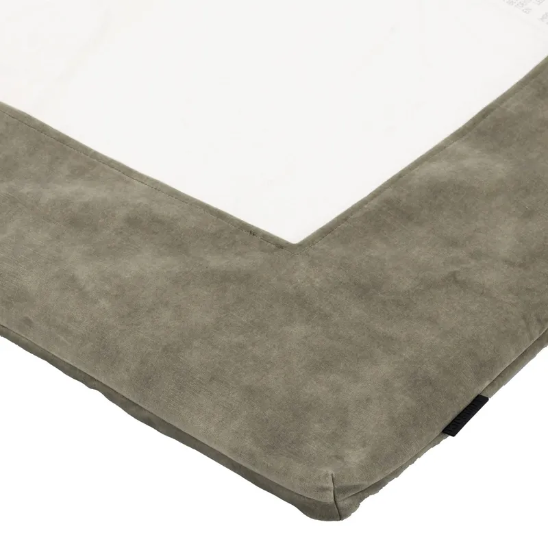 Kidsmill Laufstallmatratzenbezug - Samt - 75 x 95 cm - Herb
