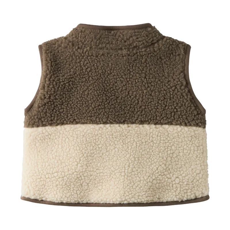 Lil' Atelier Weste - Gr. 74 - Teddy - Turtledove