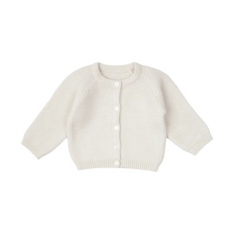 Lodger Strickjacke – Knit Merinowolle – Größe 62 – Cream
