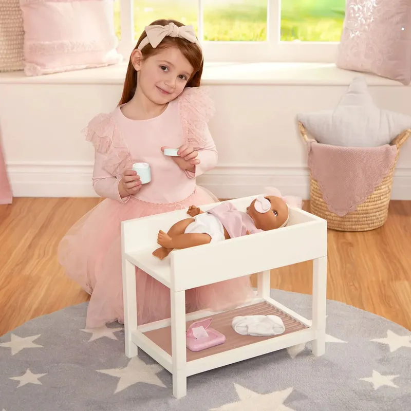 LullaBaby Puppenkommode mit Zubehör