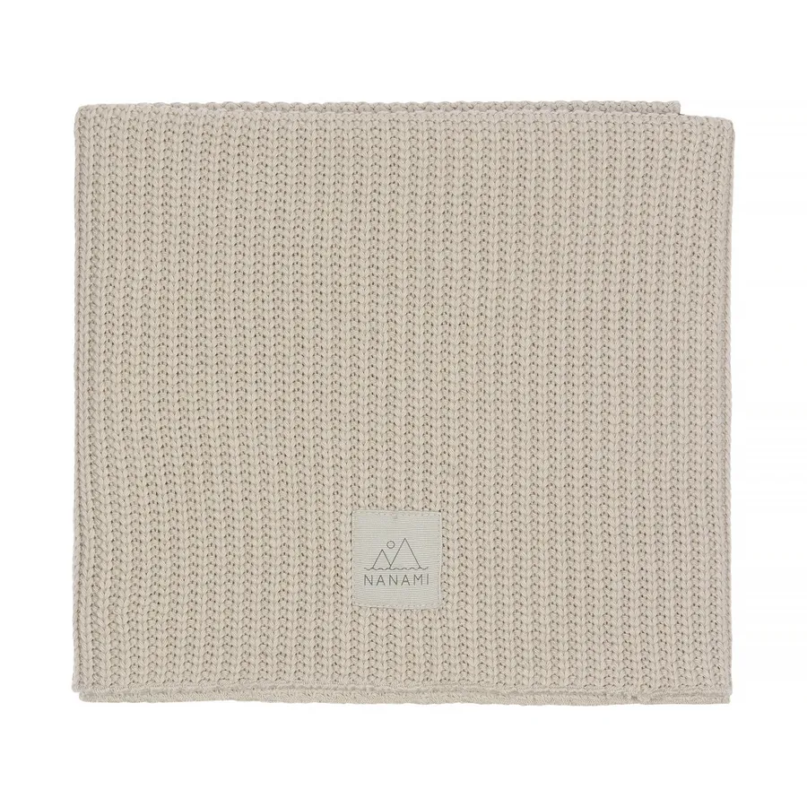 Nanami Baby Decke Rib Knit - 75 x 100 cm - Beige
