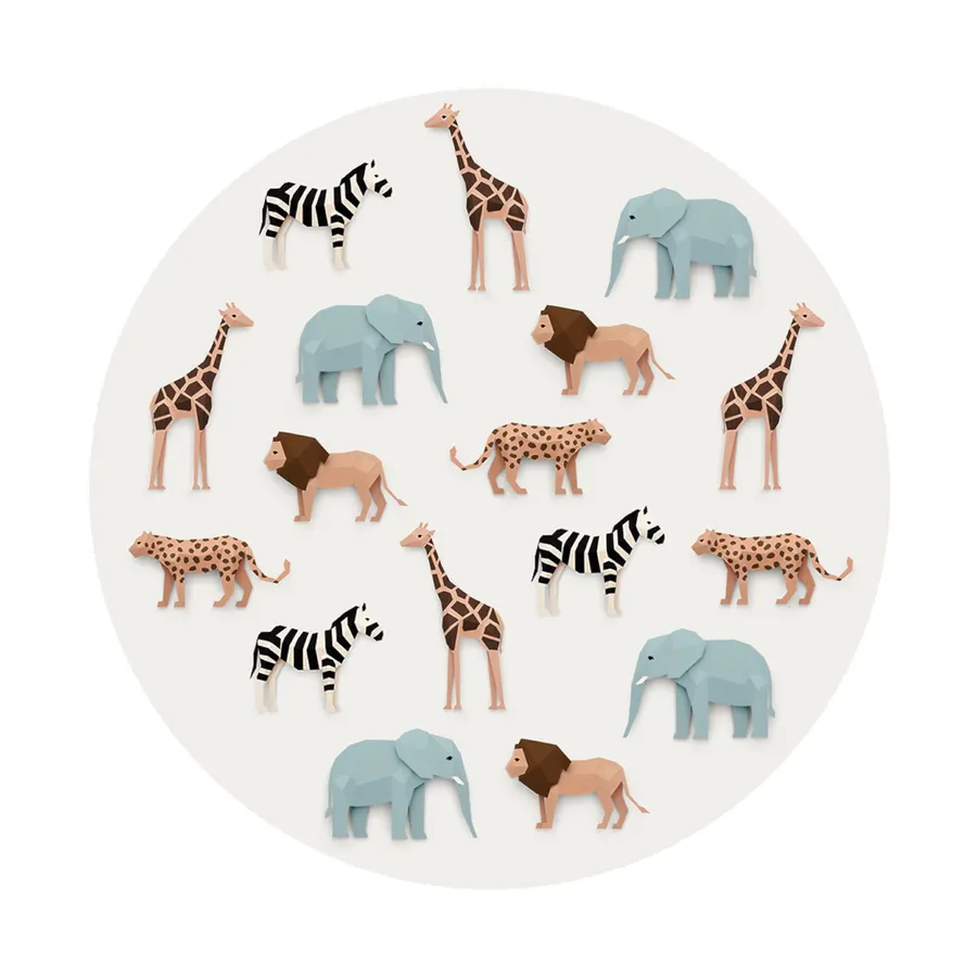 Studio Ditte Safari Tapete Rund