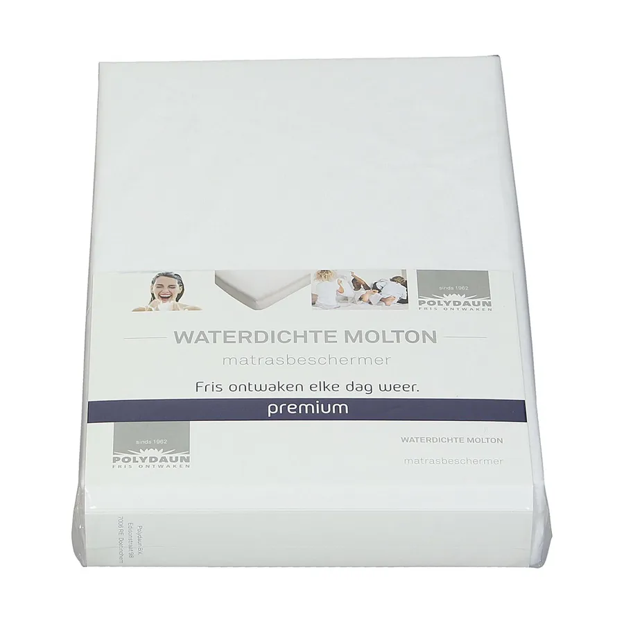 Polydaun Wasserdichter Molton-Matratzenbezug – 140 x 190/210 cm