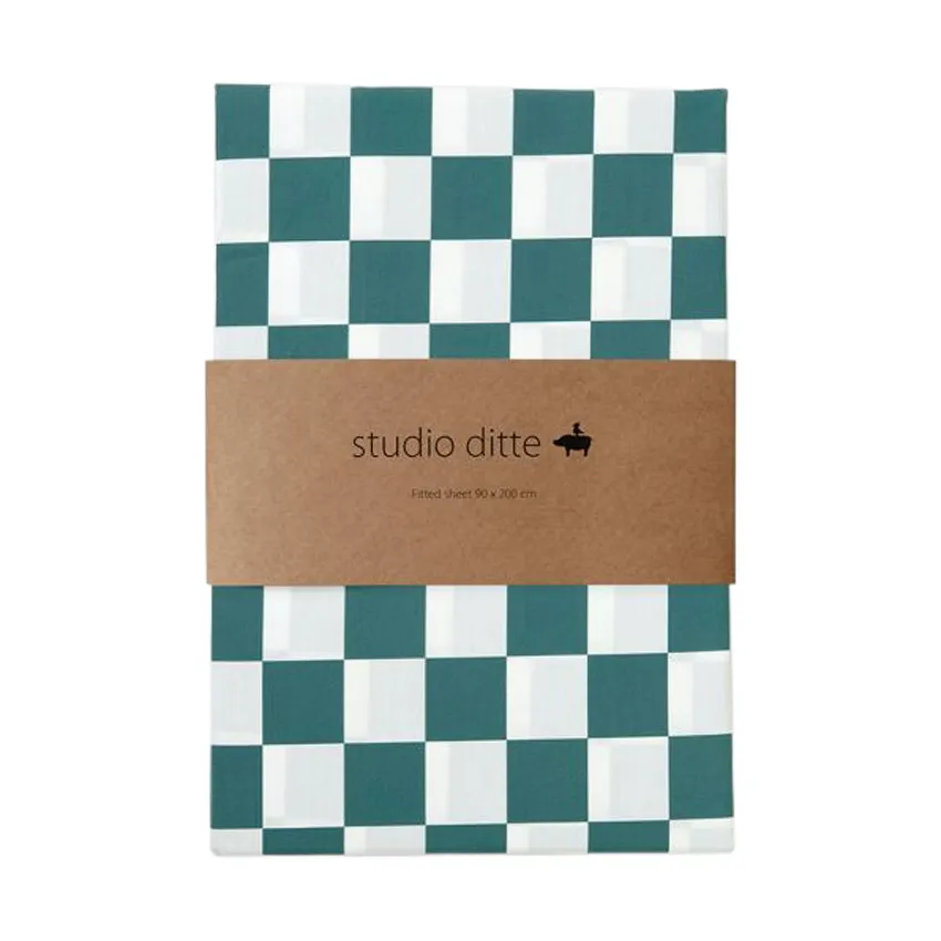 Studio Ditte Spannbettlaken mit Karomuster 