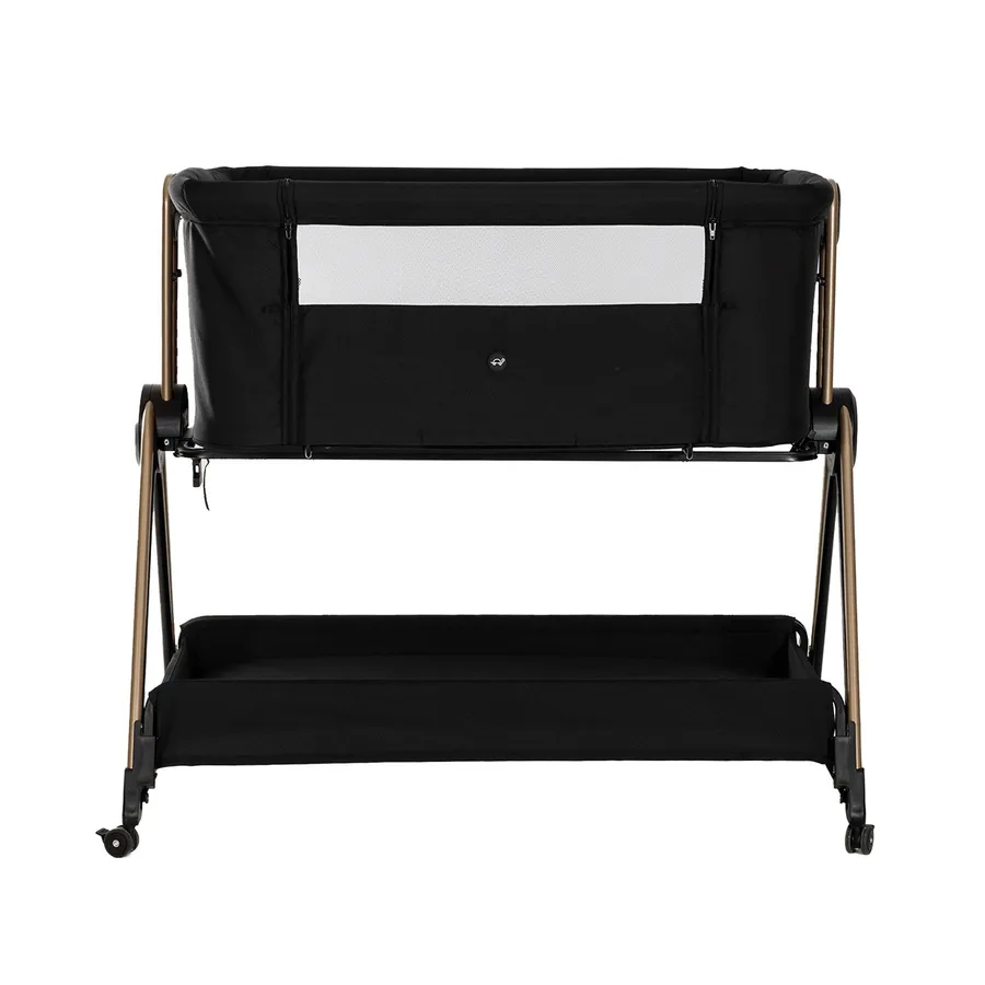 Puck Claire Co-Sleeper - Schwarz / Gold