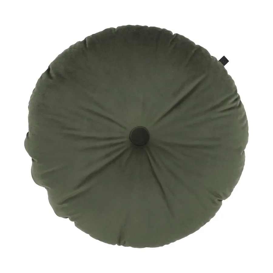 Overseas Enzo Rond Dekokissen - Ø 55 cm - Olive