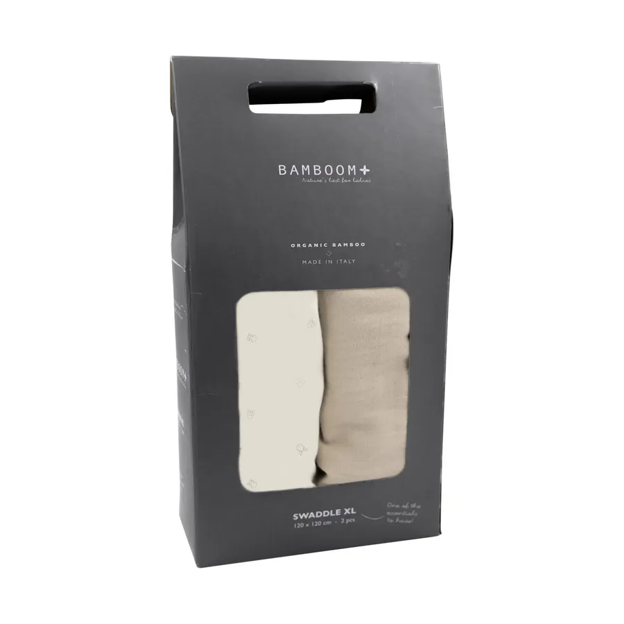 Bamboom Swaddle Muslin - XL - 120 x 120 - Set Of 2