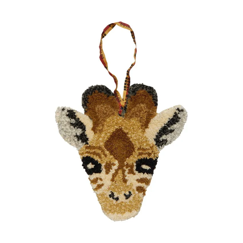 Doing Goods Gimpy Giraffe Gift Hanger - Brown