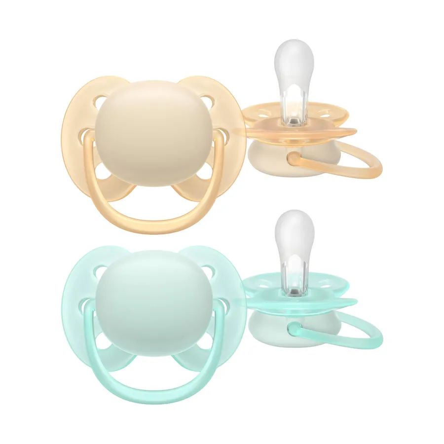 Philips Avent Ultra Soft Schnuller - 2 Stück - Plant-based
