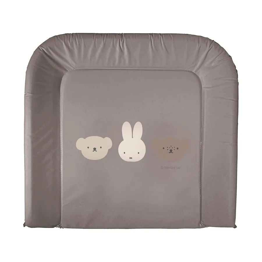 Bébé-Jou Wickelauflage 72x77cm - Miffy and Friends - Chalk Brown