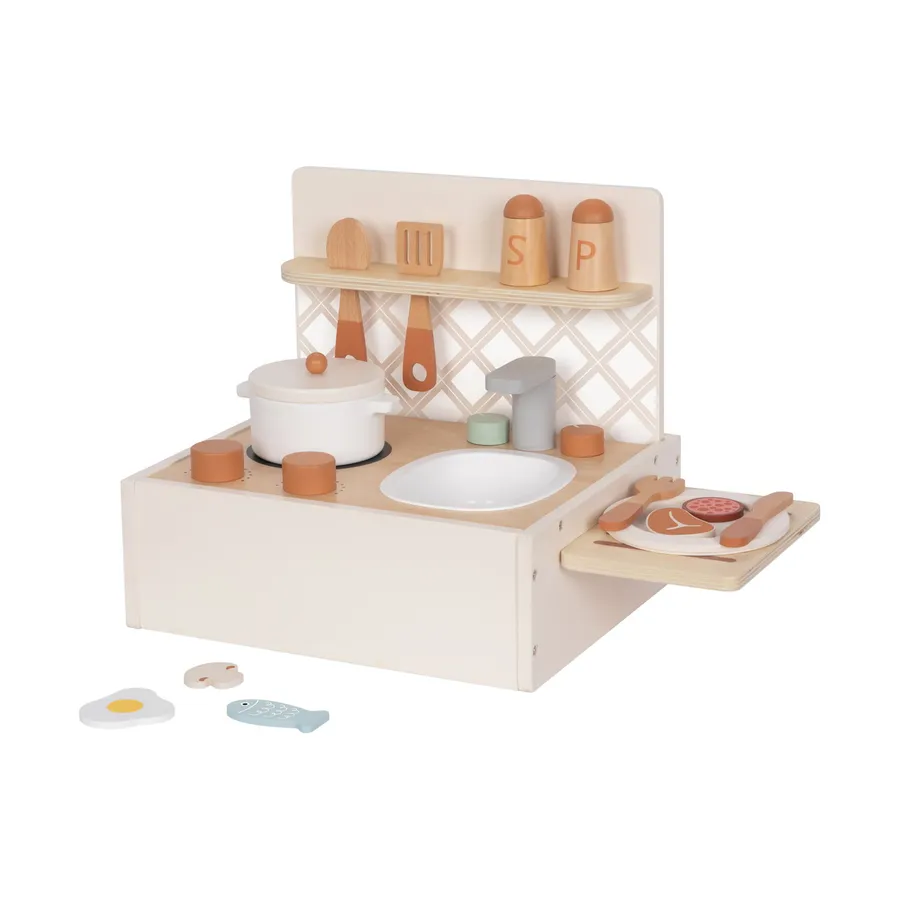 Tooky Toy Spielküche Mini - Holz