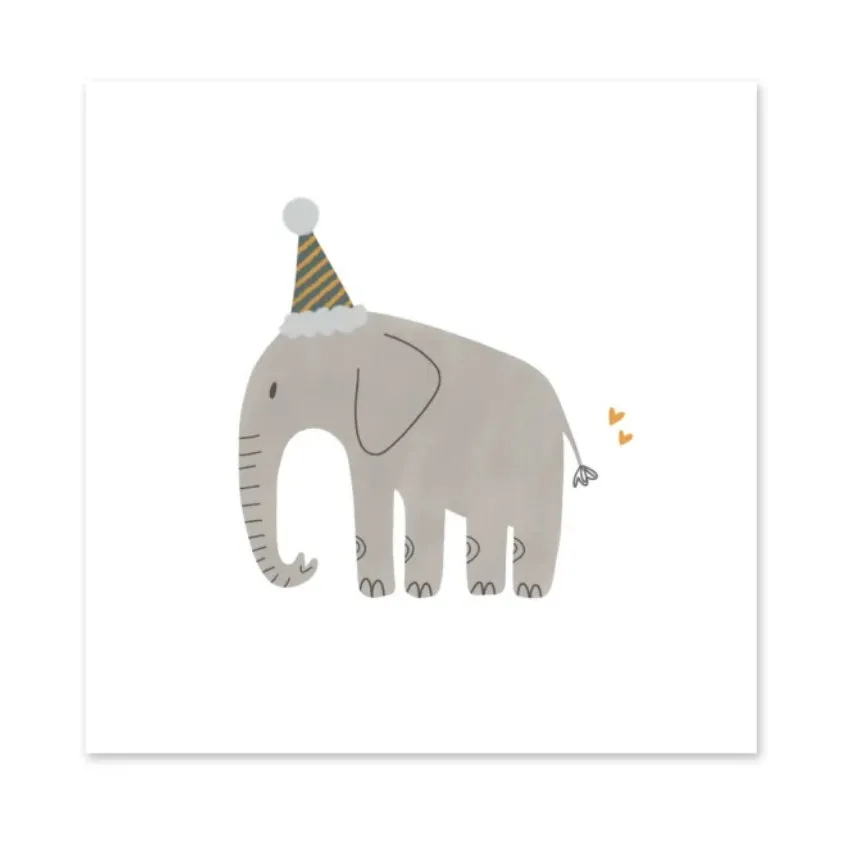 Studio Jans Minikarte – Elefant