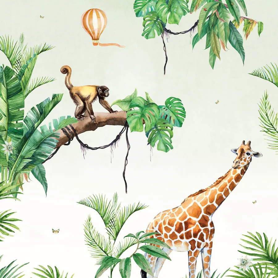 Creative Lab Amsterdam Monkey Jungle Tapete