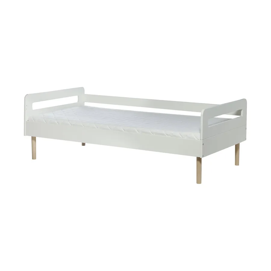 Manis-h Athene Bett - 90 x 160 cm - Snow White