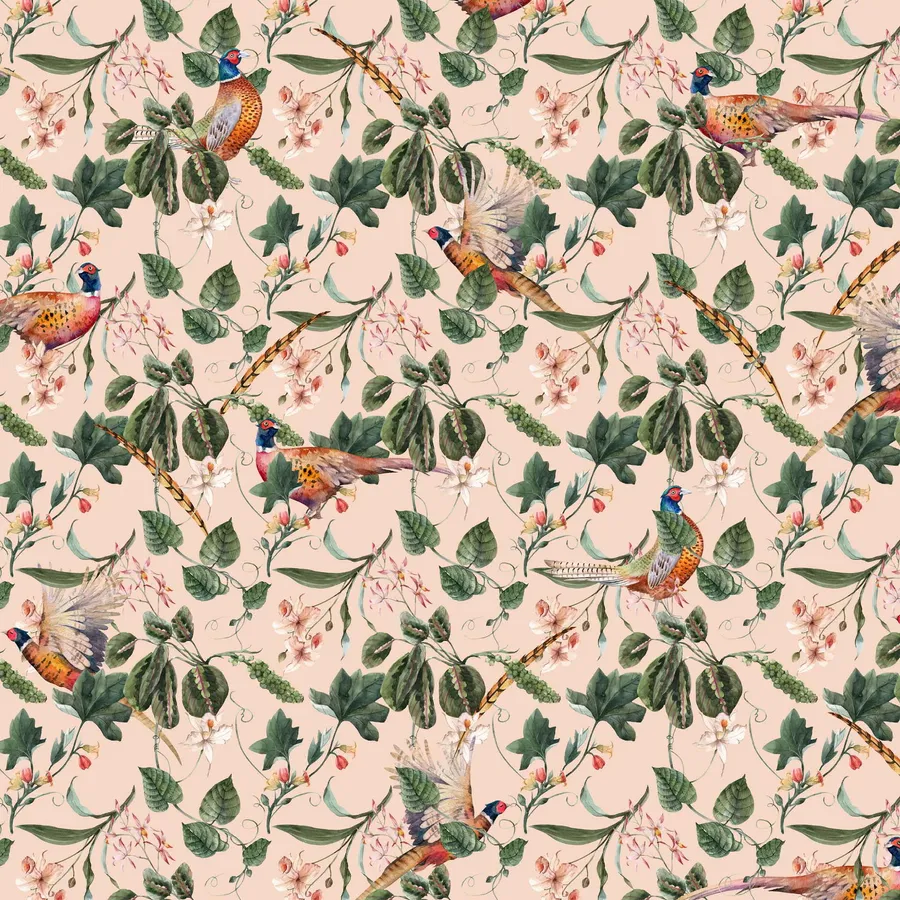 Creative Lab Amsterdam Floral Pheasant Tapete