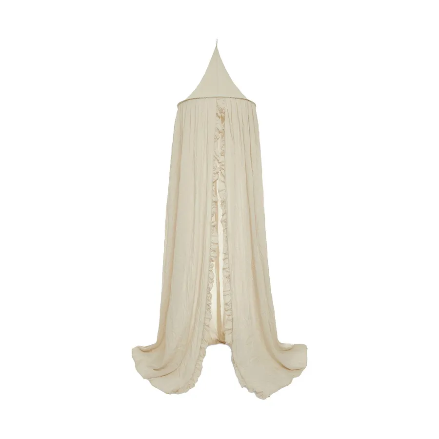 Jollein Vintage Moskitonetz Ruffle Nougat