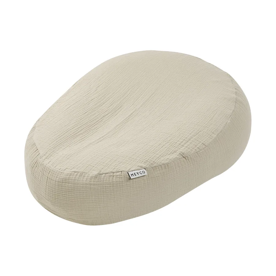 Meyco Baby Uni Relaxbezug Stillkissen - Pre-Washed Hydrophil