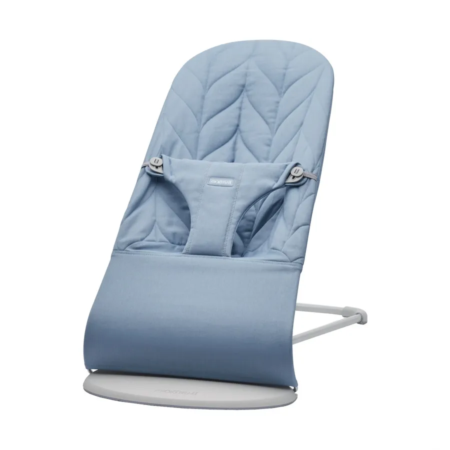 BabyBjörn Bliss Kronenblatt Baumwolle Wippe Blau