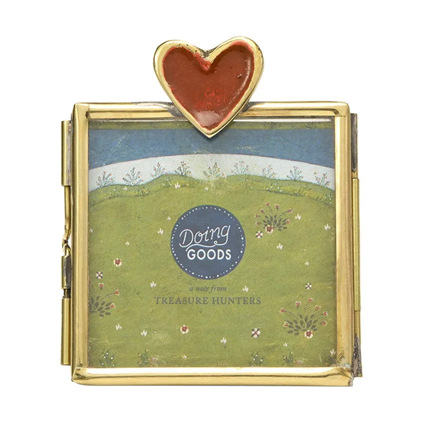 Doing Goods Pyar Heart Frame Mini - Gold Shiny