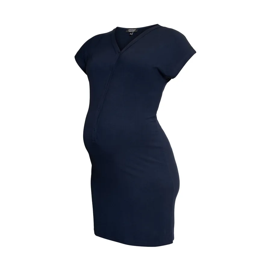 Geburtskleid Bamboo - L / XL - Navy