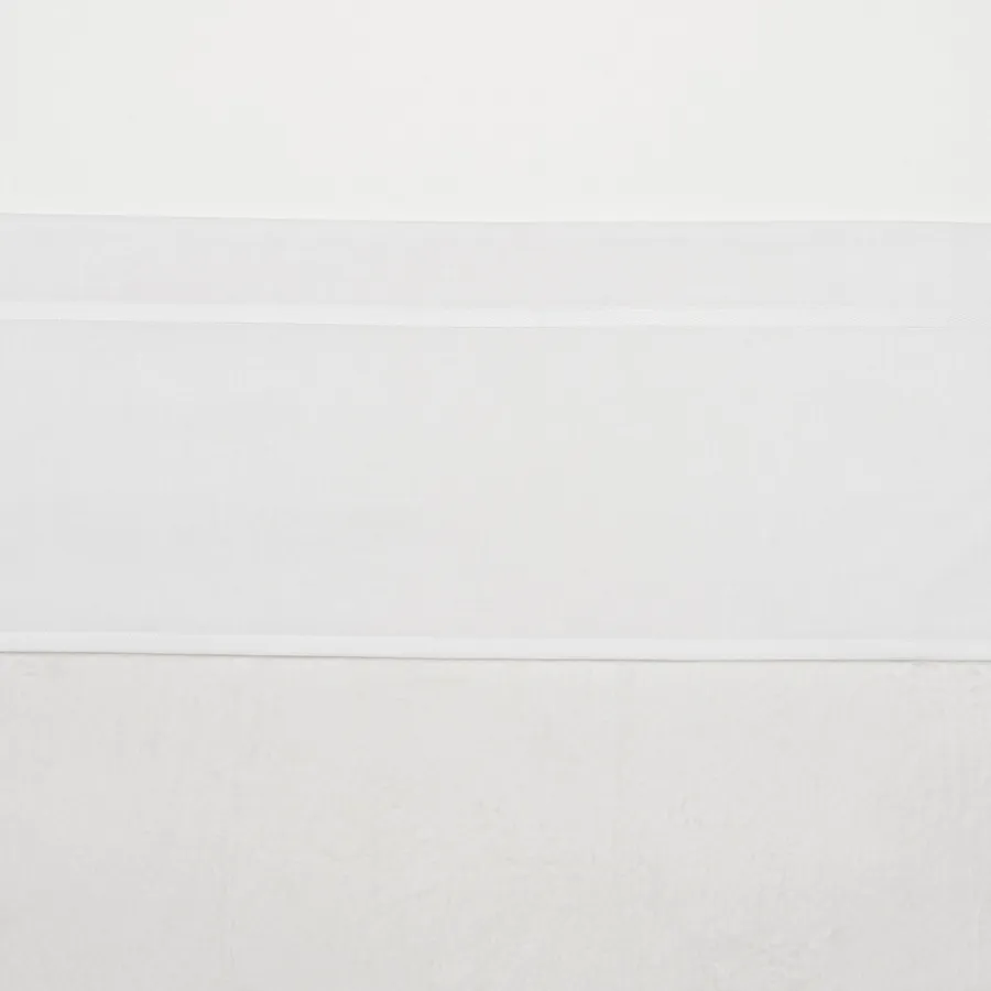Meyco Bettlaken Weiß mit Paspel 100 x 150 cm