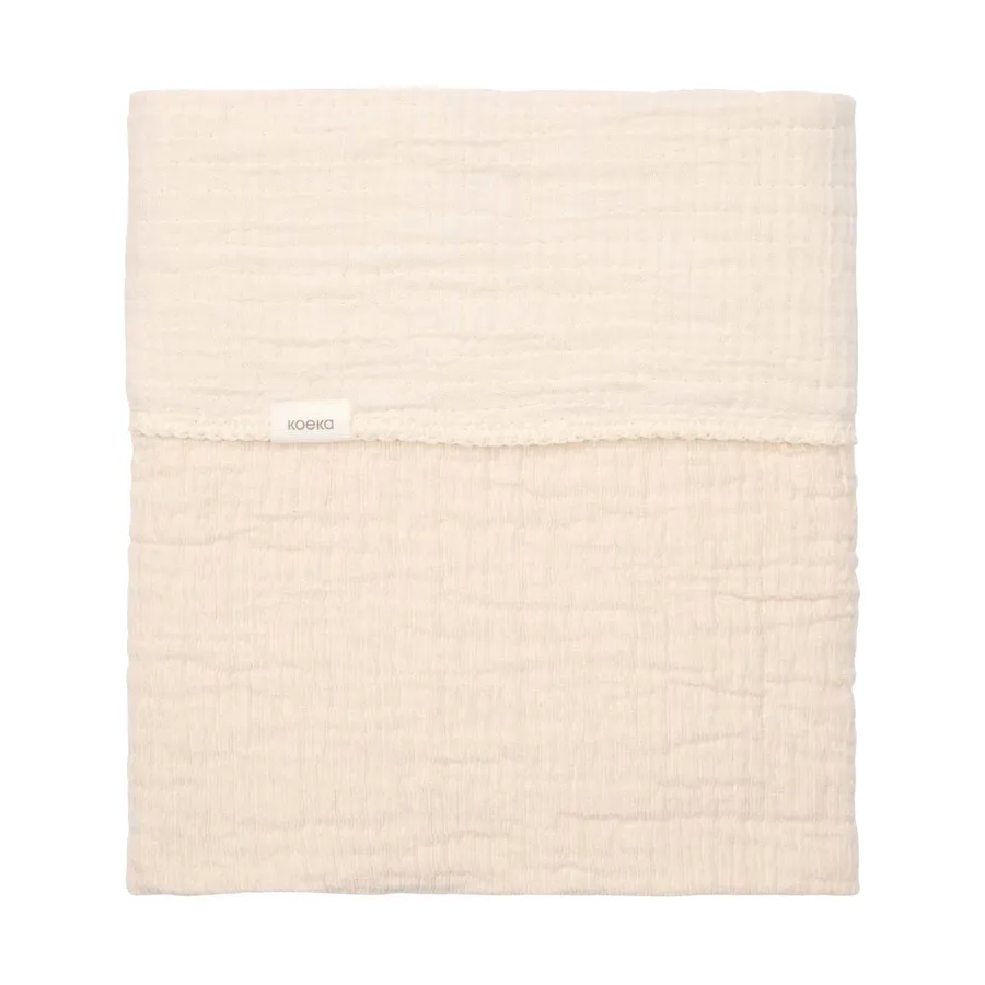 Koeka Rivoli Babydecke - Größe 75 x 100 - Warm White