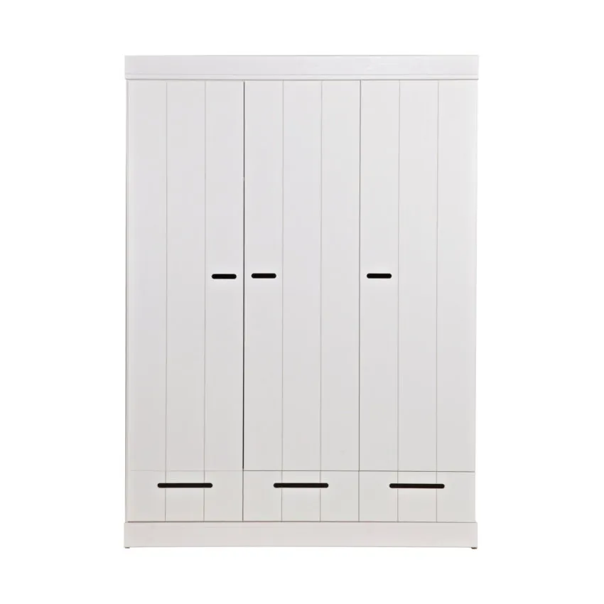 Woood Connect Schrank 3-türig mit Schublade