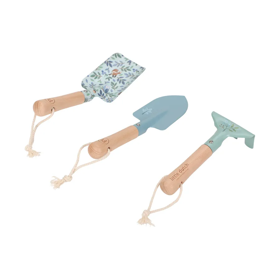 Little Dutch Gartenwerkzeug-Set – Forest Friends (3-teilig)