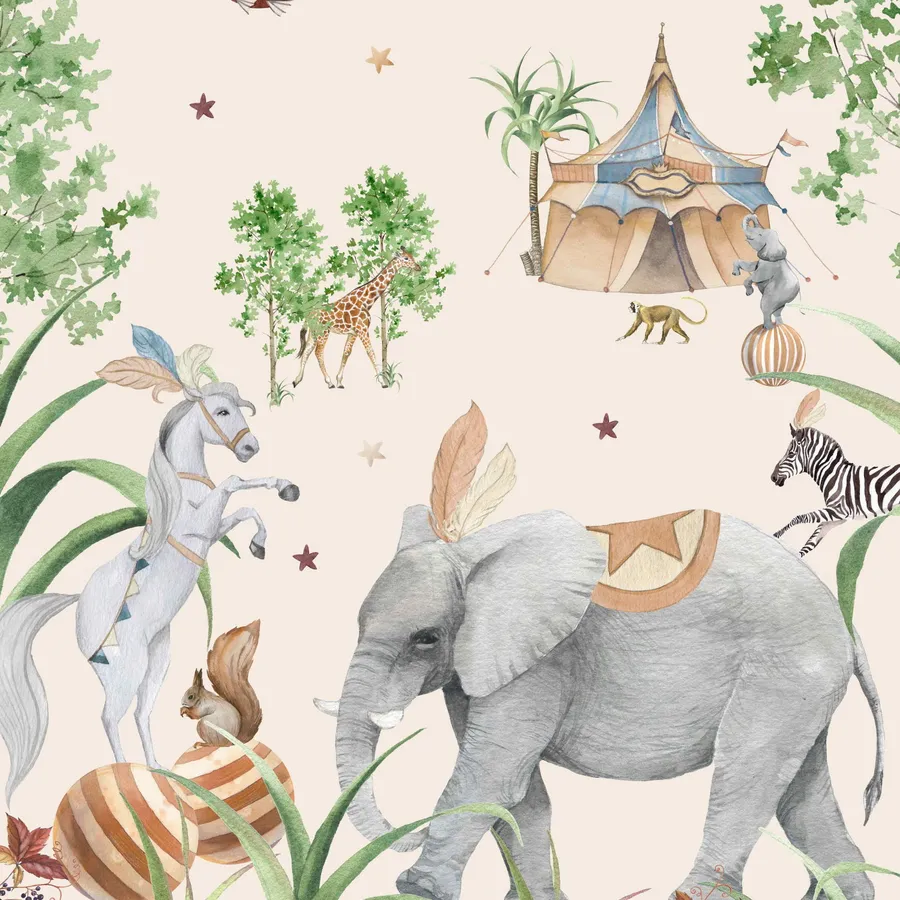 Creative Lab Amsterdam Elephant Setting Tapete