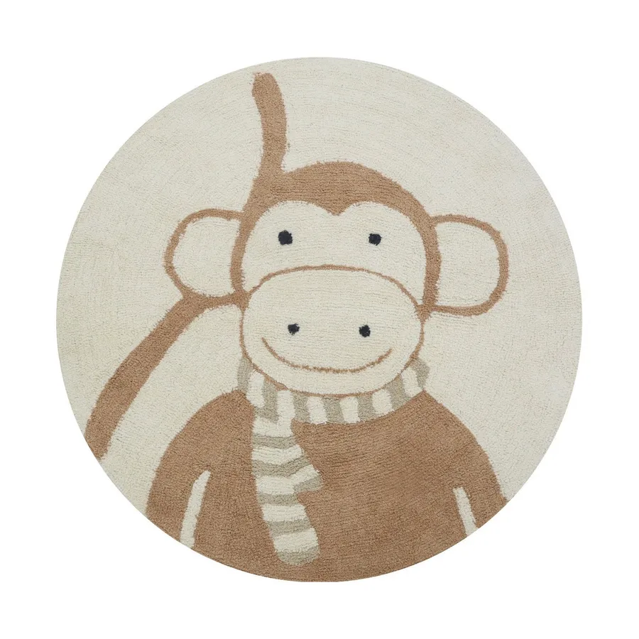 Tapis Petit Teppich - Little Monkey - 120 x 120 cm