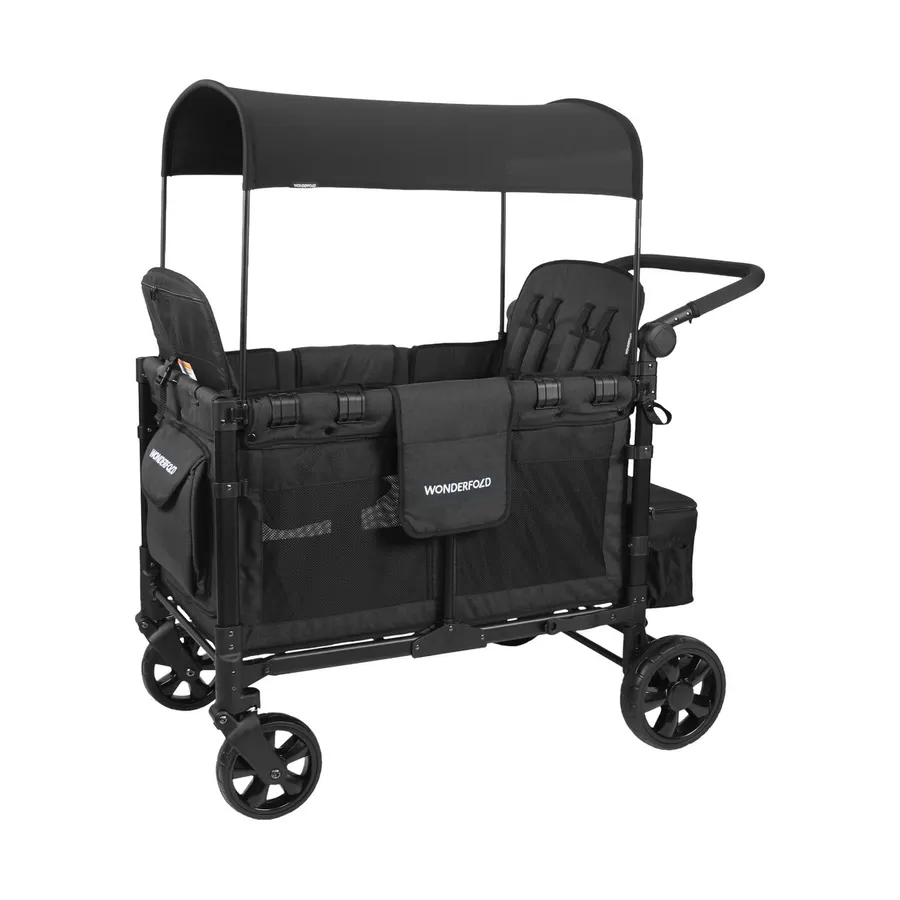 WonderFold Bollerwagen W4 Elite - Volcano Black
