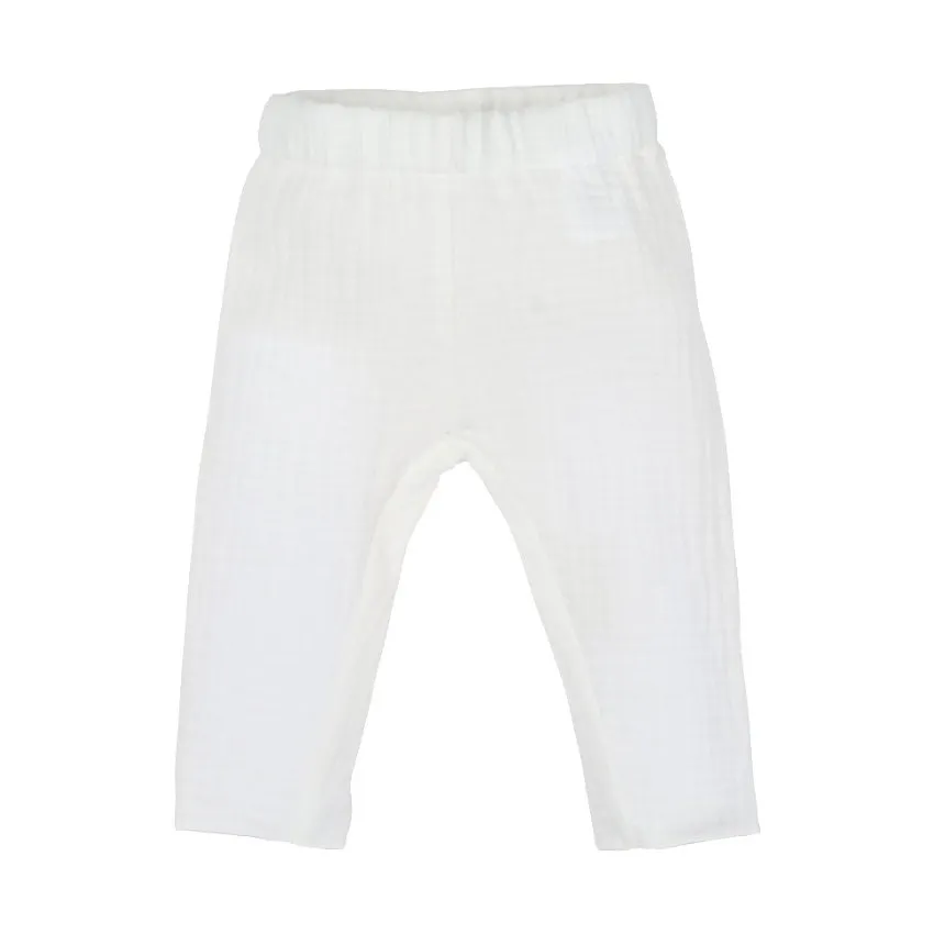 Nanami Musselin Hose - Gr. 62-68 - Off White