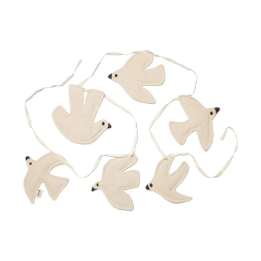 Ferm Living Swif Bird Girlande - Gebrochenes Weiß