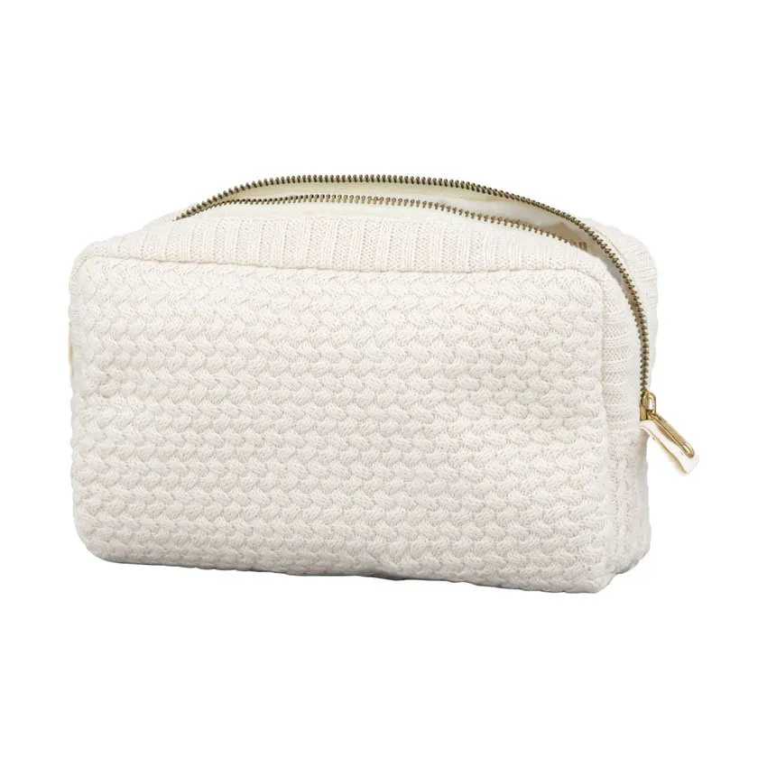 Cam Cam Kulturbeutel - Capri Knit - Off White