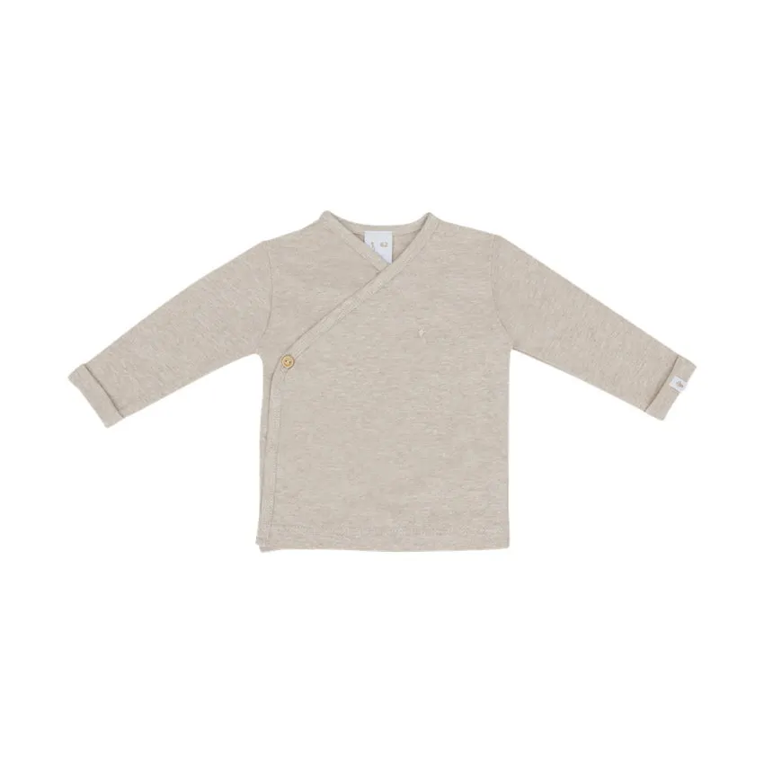 Klein Baby Wrap Top - Beige Melange