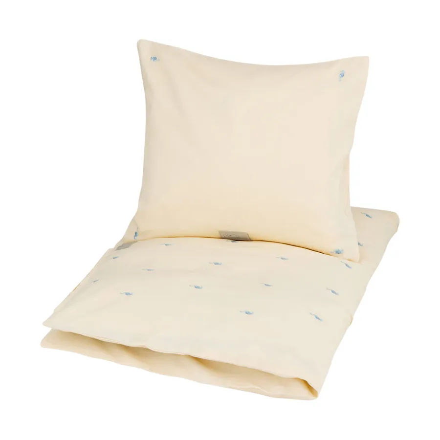 Cam Cam Copenhagen Bettbezug Bestickt - 70 x 100 cm - GOTS - Sea Garden
