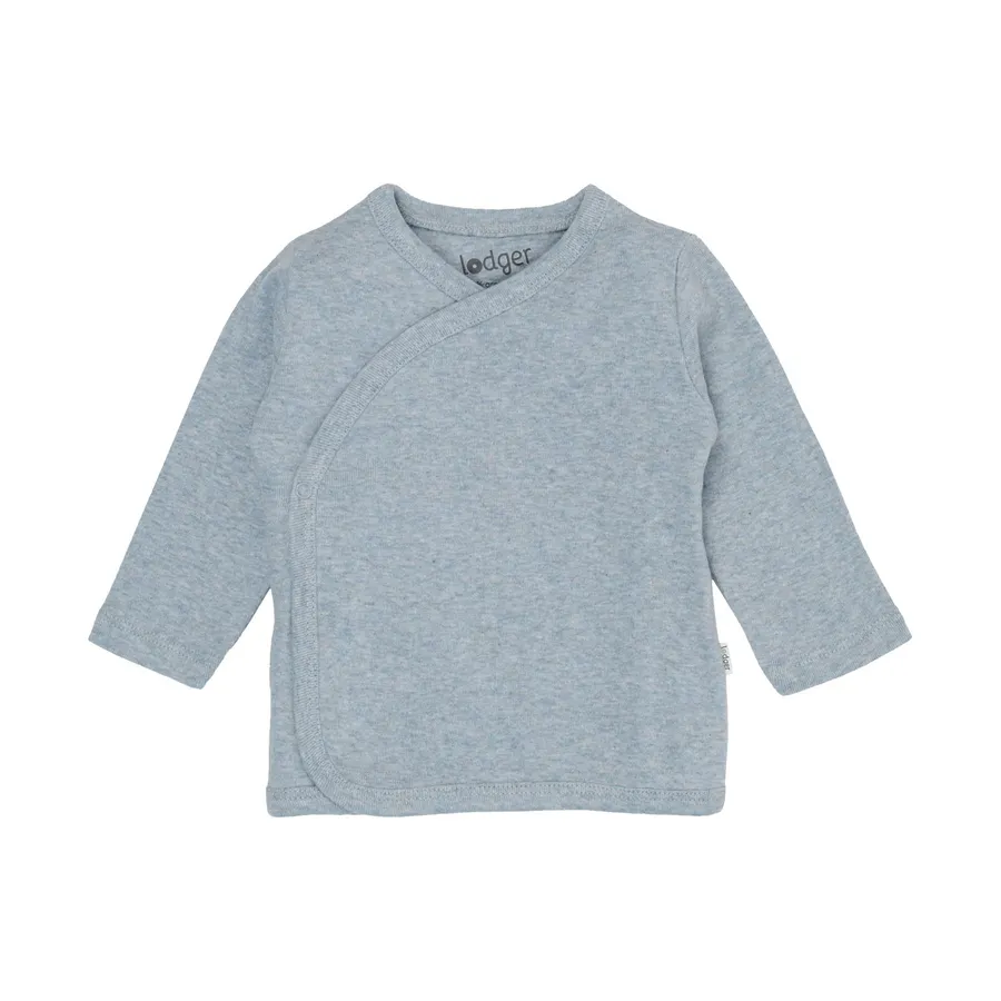 Lodger Wickelshirt - Melange - Blue Fogg