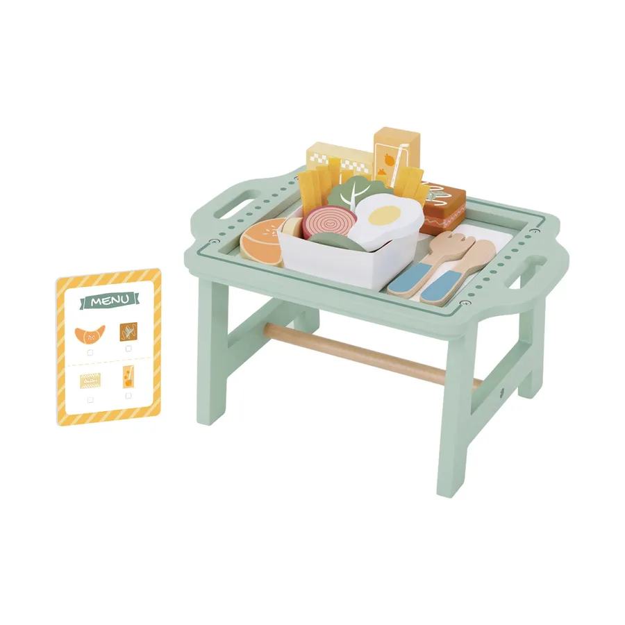 Tooky Toy Frühstücksspielset - Holz