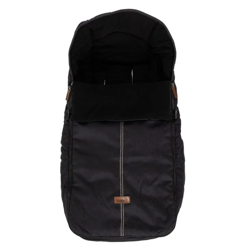 Qute Fußsack Q-Twin Jeans - Schwarz