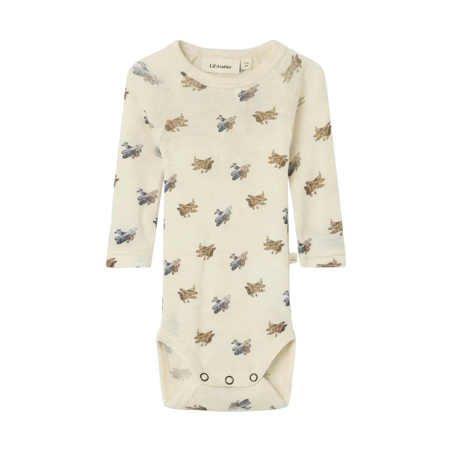 Lil' Atelier Detail Babybody - Turtledove Melange