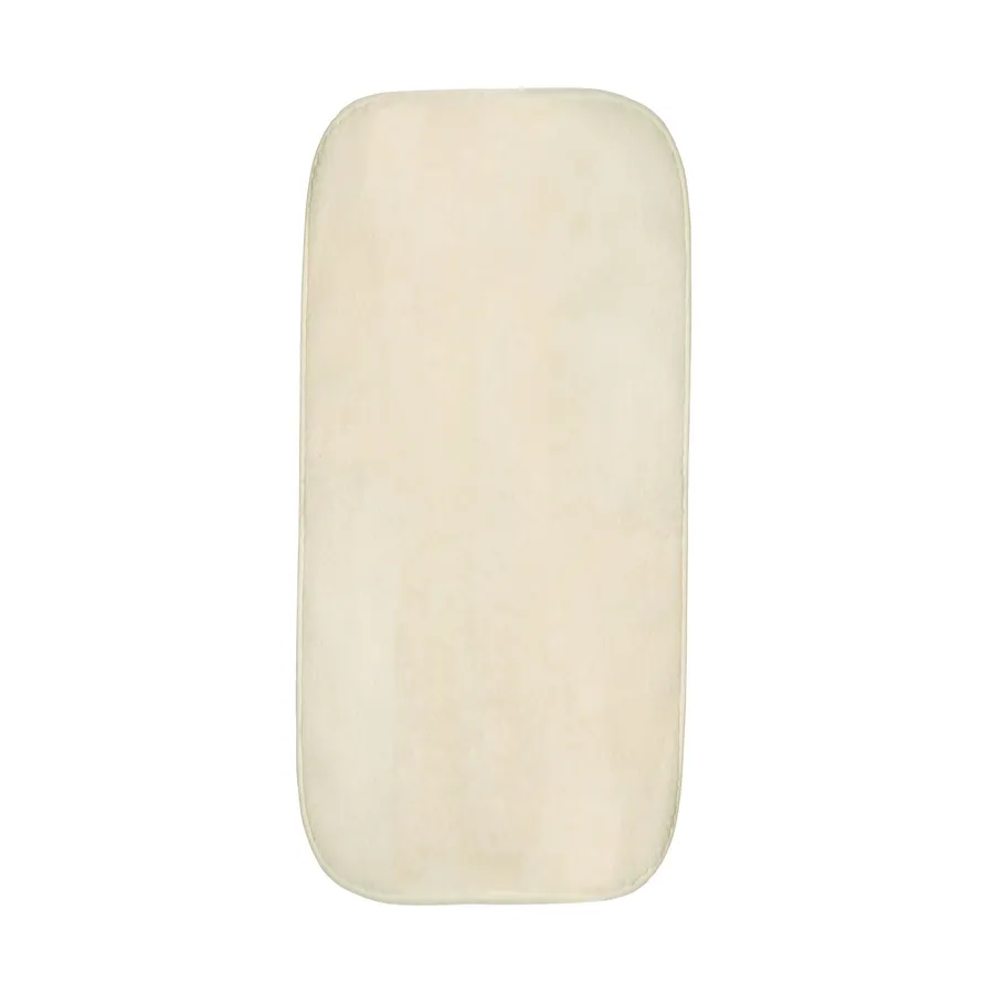 Alwero Matratzenschoner – Babybett – 60 x 120 cm – Naturwolle
