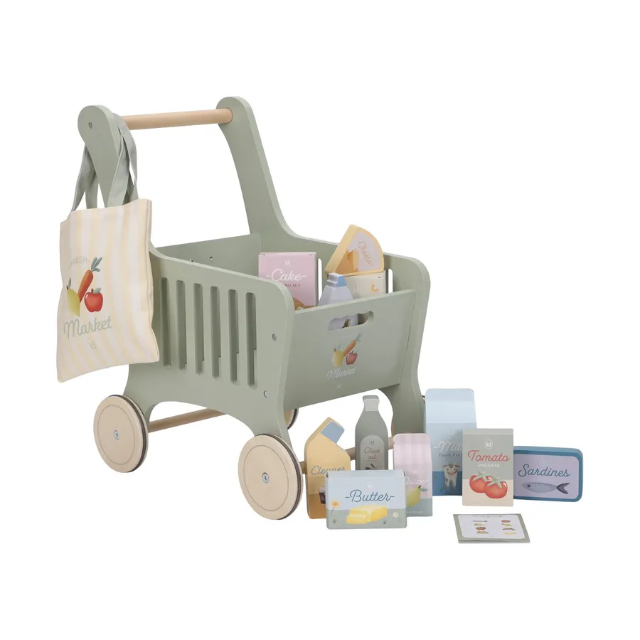 Little Dutch Einkaufswagen – Holz