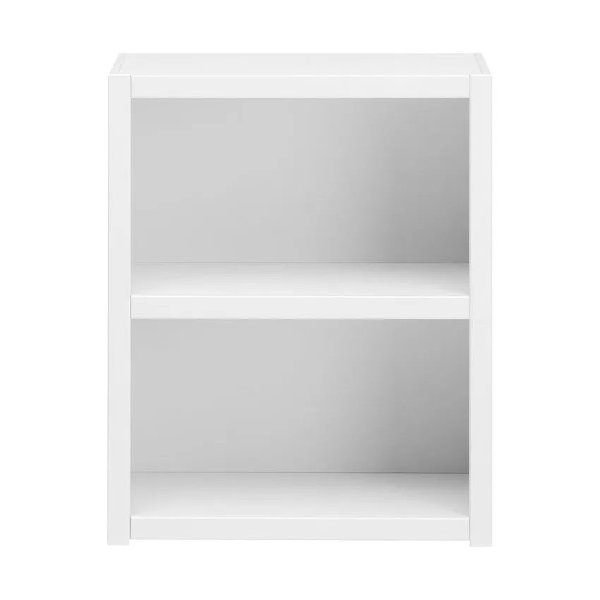 LIFETIME Bücherregal - Weiß - 2 Fächer