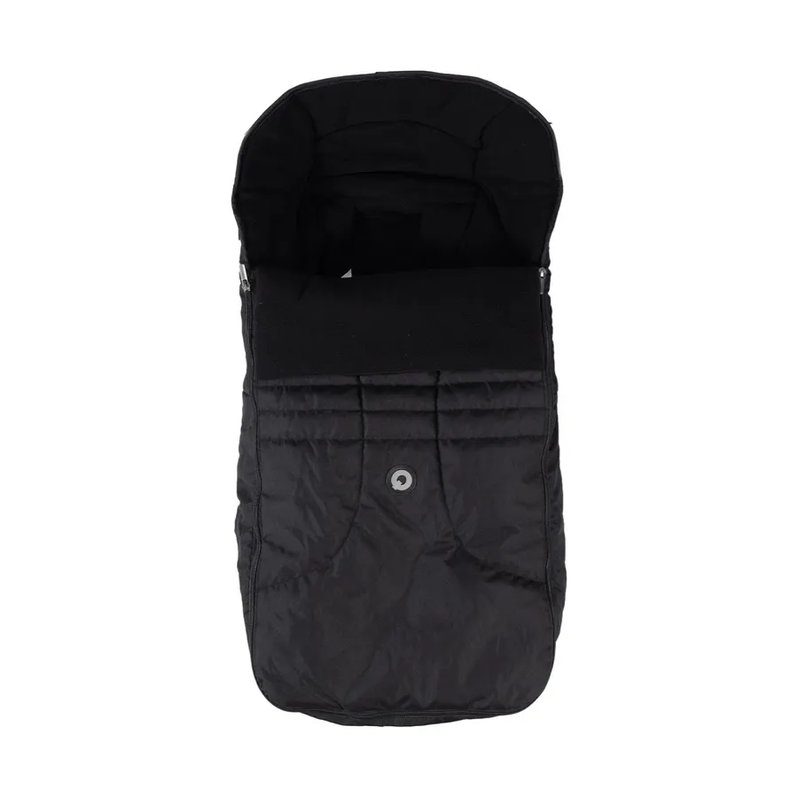Qute Q-Cocoon Fleece Fußsack - Schwarz