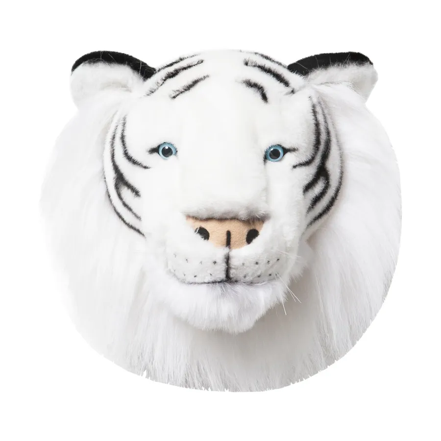 Wild & Soft Tiger Albert Tierkopf Weiß