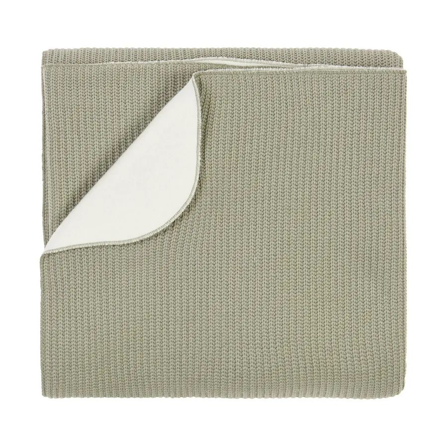 Nanami Junior Decke - Rib Knit - Eucalyptus
